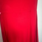 Mango  Red A-Line Mini Dress with Scoop Neck Photo 1