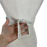 Retro Crochet Halter Bralette Crop Top Knit Bustier Cami Summer Blouse S/M White Size undefined Photo 4