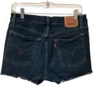 Levi's  Women’s Dark Wash Blue HR Jean Cutoff Shorts for Women Size 29” Photo 1