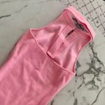 Tiger Mist Pink Halter Dress Photo 3