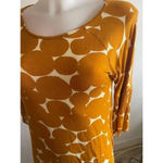 Agnes & Dora NWT Women's Dress - Size S - Yellow Big Gold Fun Dot Walker Photo 2