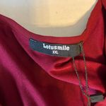 Lotus Smile women’s chiffon top red size 2XL Photo 3