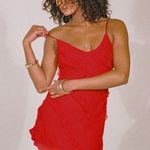 Princess Polly NWT LARS MINI DRESS - RED - Size 0 Photo 2