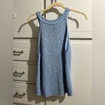 J.Crew  Blue Knit Sleeveless Top Photo 2