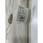 David's Bridal David’s Bridal Ivory Ruffle Gown Size 8 Chiffon Formal Wedding Guest‎ Dress Photo 5