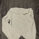 Princess Polly  Light Gray Knit Top Photo 0