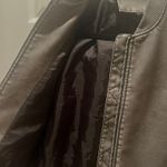 Grey Faux Leather Jacket Size L Photo 4