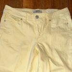 Vintage‎ America Boho Crop Jeans Butter Yellow Size 8 Photo 2