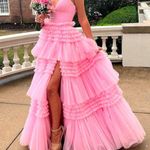 Sherri Hill Pink Prom Dress Photo 0