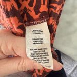 Soft Surroundings Women’s Medium Orange Patterned Soft Leggings Photo 3