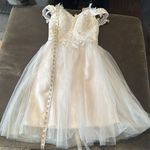 Women’s Short White Off the Shoulder Prom Party Dress Corset Back Size 2 *READ Photo 6
