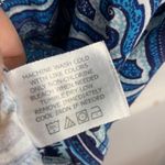 Coolibar Oceanside Tunic Blue White Dress UPF 50+ 3/4 Sleeve W Photo 5