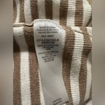 Splendid x Cella Jane Striped Front Seam Sweater new without tags. Size L brown Photo 10