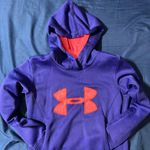 Under Armour  Purple Hoodie with Red Logo Photo 0