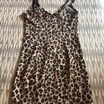 H&M leopard print stretch dress nightie M Photo 2