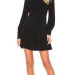 Flynn Skye brown with white polka dot Lydia mini dress with long sleeves NWT SM Photo 12