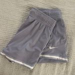 Nike Gray Purple Athletic Shorts Photo 1