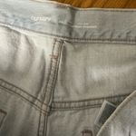 Old Navy Gray Jean Shorts High-Rise Cut-Off slouchy straight Photo 4