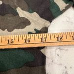 J Crew Teddie Camo Print Cotton Sweater Women's Size Small Crew Neck Casual Green Photo 3