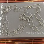 Silpada  Sterling Silver Link Necklace 35” Photo 0