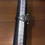 Sterling Silver Amethyst Ring Womens Size 7 Ornate Floral Boho Photo 9