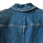 Jones New York Women's Stretch Denim Jacket Blue Size S Casual Long Sleeve Photo 7