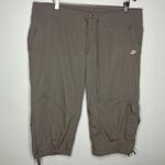 Nike  Y2K low rise capris taupe size XL Photo 0