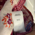 BeachLunchLounge Silky Boho Smocked Blouse Size M Photo 4