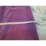 Vtg. Cuir Zebra Purple Suede Leather Fringe Western Skirt Size 12 Photo 5