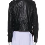 Muubaa Lupus Draped Goat Leather Biker Jacket 10 Photo 4