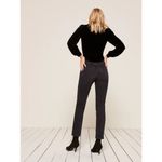 Reformation  Pacific Black Studded Harley High Rise Slim Straight Jeans 29 Photo 2