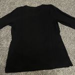 New Denim & Co. Black Floral Embroidered Floral 3/4 sleeve Top M Size M Photo 10