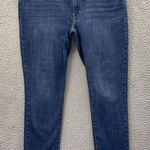 Levi's 711 Skinny Jeans Mid Rise Stretch Preppy Comfort Logo Women's 34 x 30 Photo 0