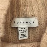 Topshop Knit Pink & Brown Striped Women Mohair Sweater Medium Photo 6
