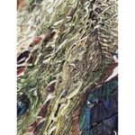 Jess & Jane Womens Tunic Top Size XL Pleated Asymmetrical Hem 3/4 Sleeve Peacock Photo 6