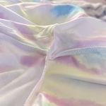 AFRM Lawson High Waisted Bike Shorts Pastel Tie Dye‎ Pink Purple plus size 1X Photo 11