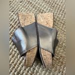 Diane Von Furstenberg  Bronze Metallic wedge Sandals Y2K size 10 Photo 3