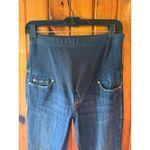 Maternity Jeans‎ Dark Wash Denim Bootcut Stretch Panel Comfort Pregnancy Blue Size 2 Photo 3