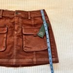 Wild Fable  NWT Cargo Style Brown Denim Women's Mini Skirt Size XS Photo 5