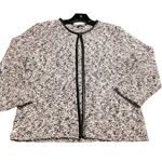 Classiques Entier  Cocoloco Tweed Cardigan Size XS sweater with leather trim! Photo 3