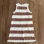 Old Navy  Cream and Brown Striped TShirt Dress Photo 1