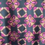 MISA Los Angeles Floral Wrap Dress Robe Long Sleeve Tie Waist Made in USA XS EUC Photo 5