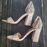 Badgley Mischka  Ainsley Crystal Embellished Ankle Strap Shoe Women's Size 6.5 Photo 4