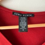 Como Black Cropped Red T-Shirt Photo 1
