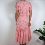 Love Shack Fancy  Pink Floral Midi Dress Photo 2