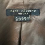 Isabel de Pedro Mr. Cat Brown Textured Slim Fit Single Breasted Blazer Size 4 Photo 4