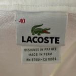 Lacoste  White Athletic Cotton Mini Skirt Activewear Golf Tennis Preppy Photo 7