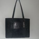 Karl Lagerfeld Maybelle Grey Faux Snakeskin Tote NWT $228 Retail Photo 4