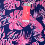 Simply Southern  Pink and Blue Tropical Leaf Top Photo 1