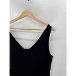 AnyBody Jumpsuit Women LARGE Black V Photo 2